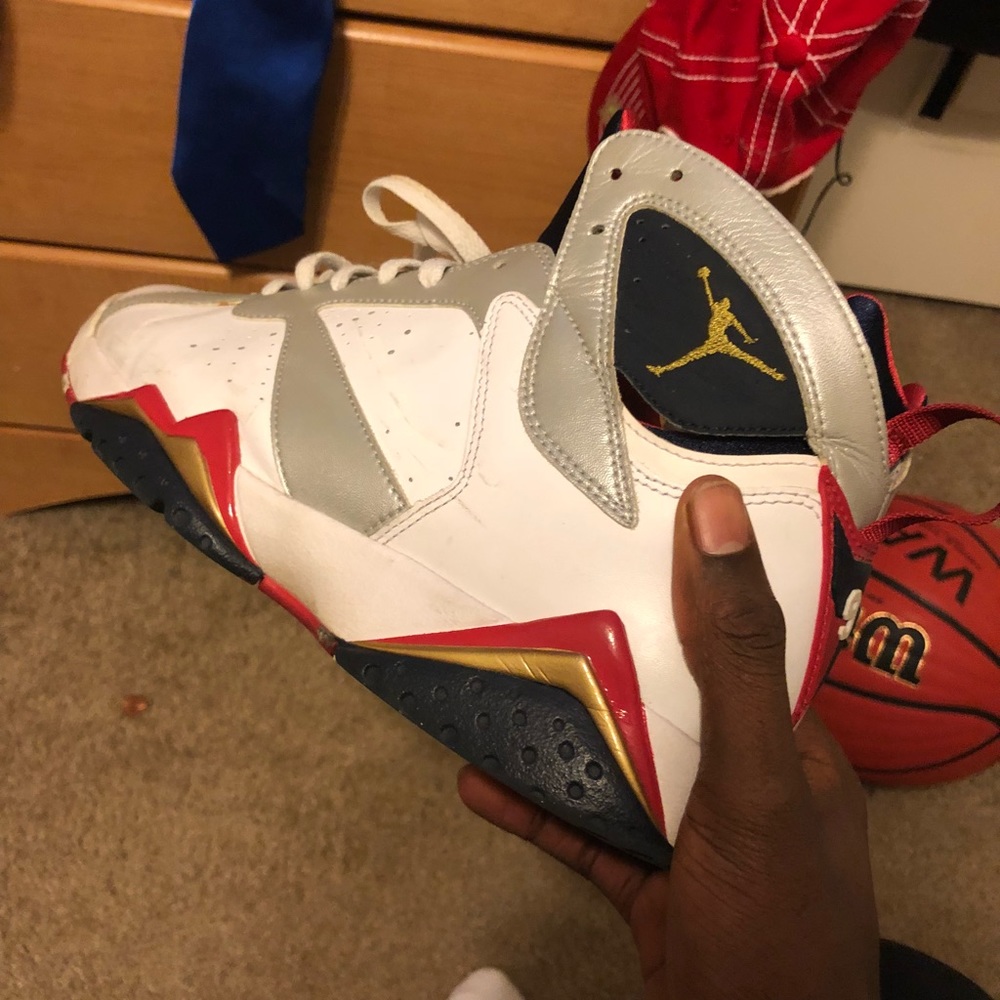 Olympic jordan 7s